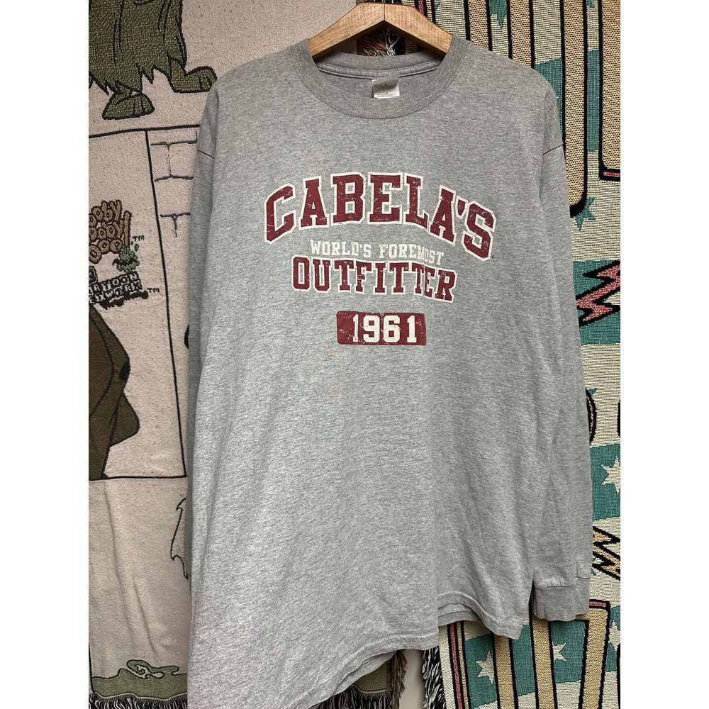 2000's Cabela's Outfitters Spell Out‎ Long Sleeve Shirt - Picture 2 of 4